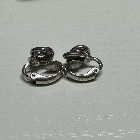 Love Knot Clip on Earrings - Picture 2 of 4